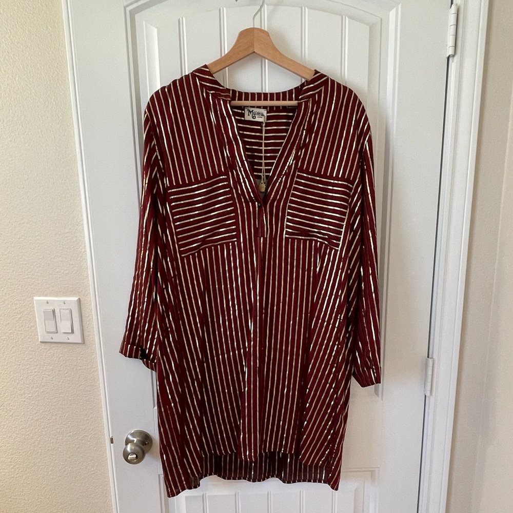 SMYMM Striped Maribelle Shirt Dress